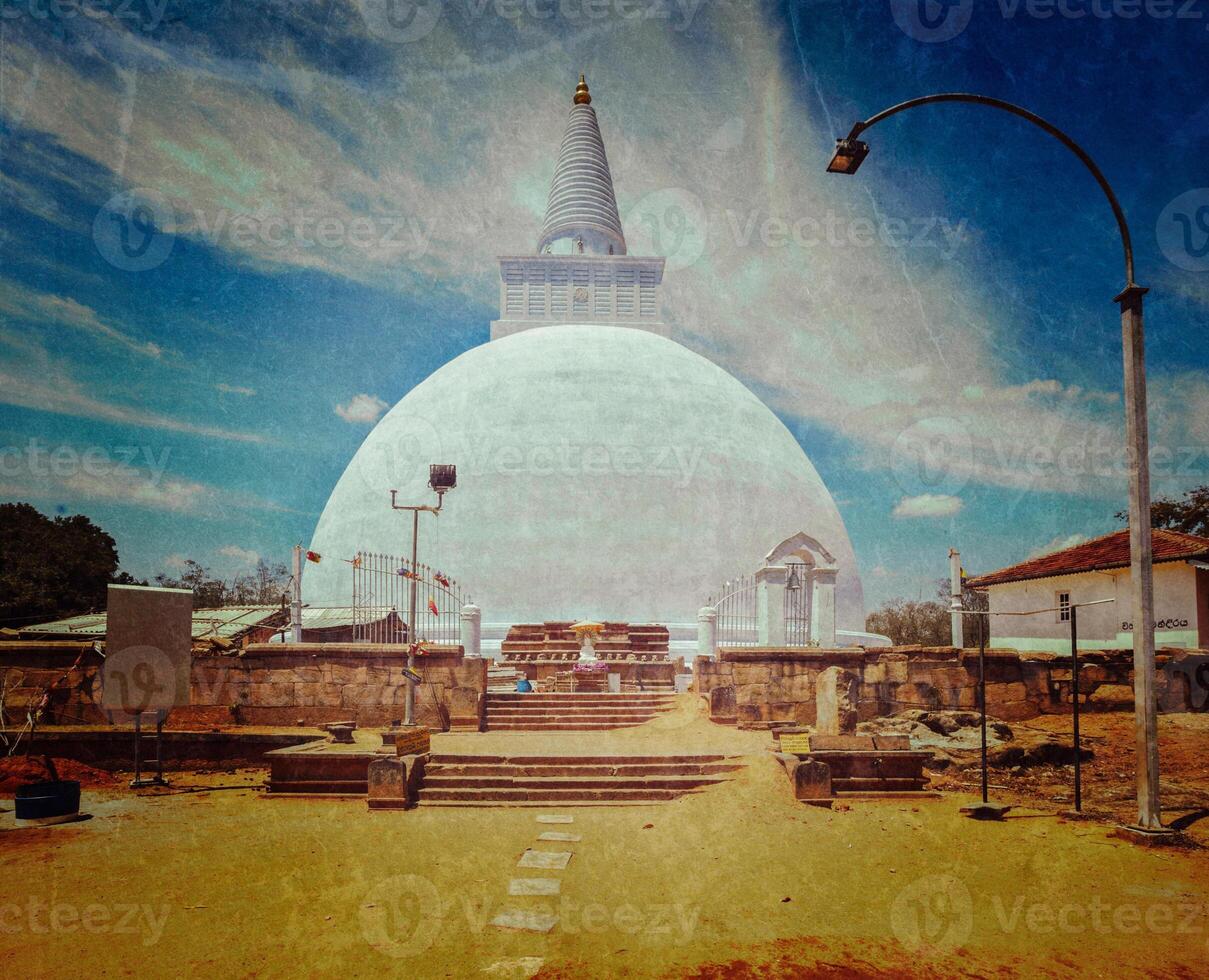 Mirisavatiya Dagoba stupa in Anuradhapura, Sri Lanka photo