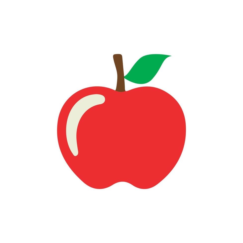 Apple icon isolated illustration design. vector