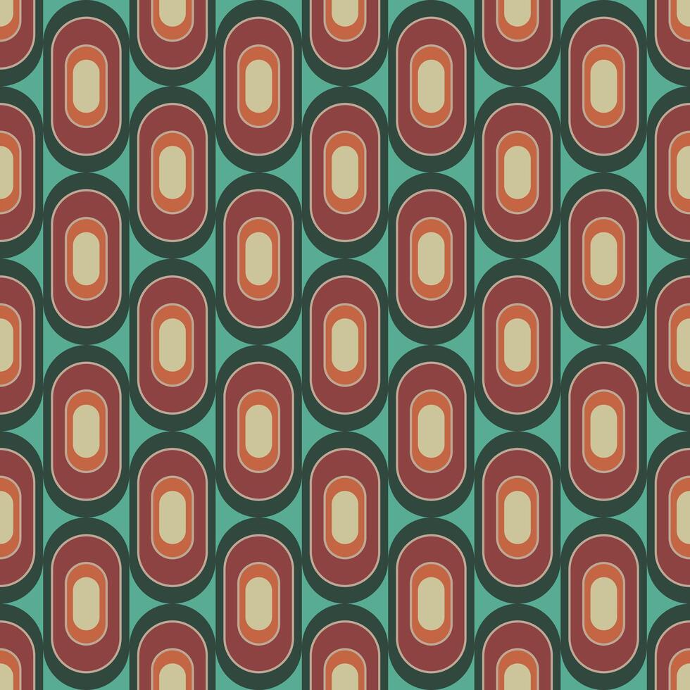A pattern of red and green circles vector