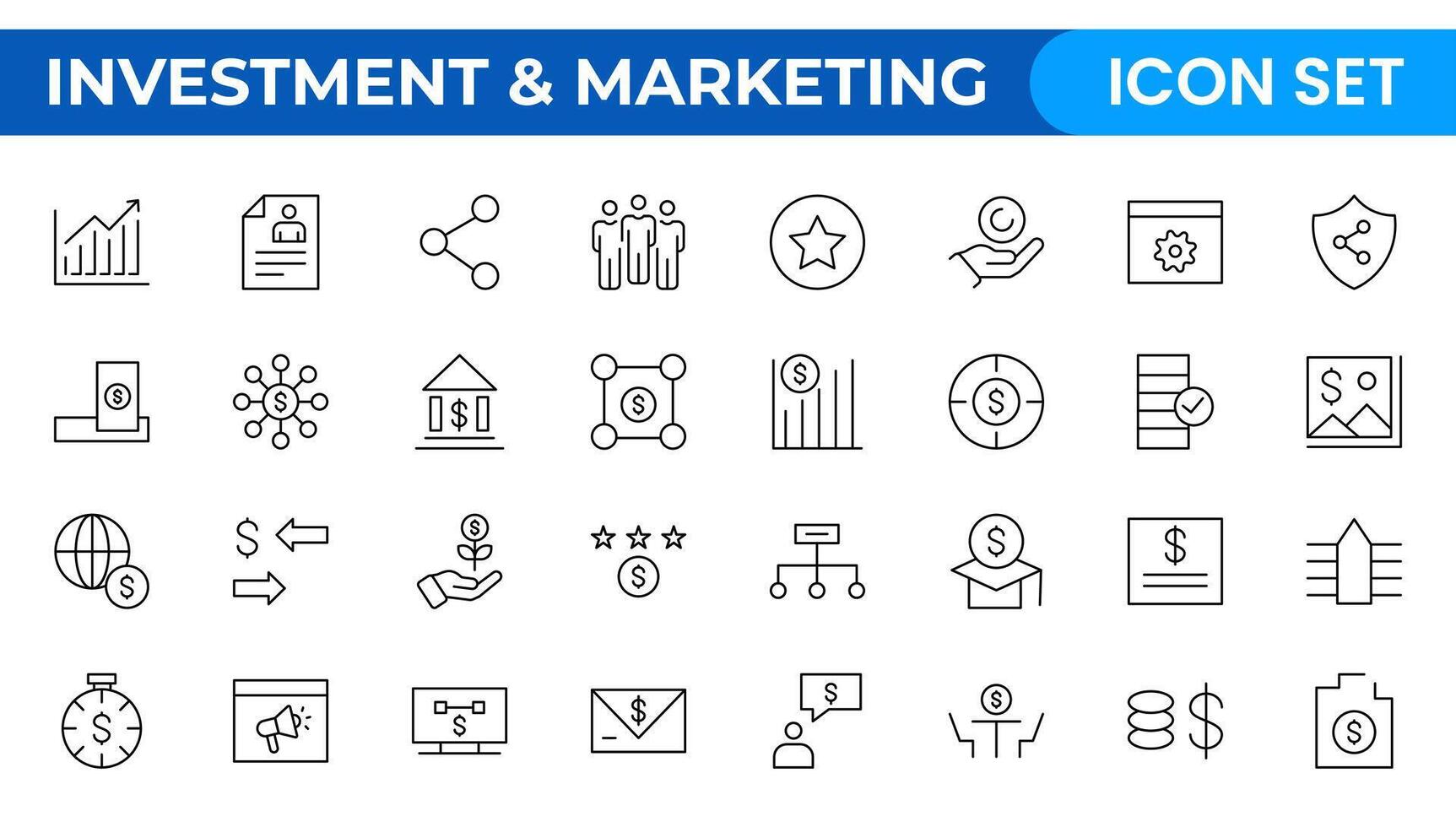 SEO and promotion line icons collection. Big UI icon set. Thin outline pack. set of marketing icons, SEO, website, social media, sales online advertising. Solid symbol illustration. vector