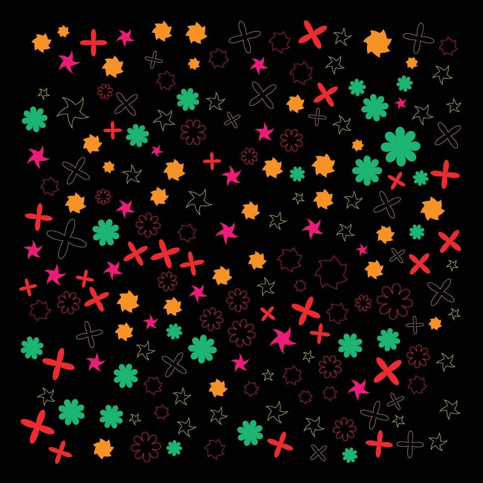 colorful pattern illustration design vector