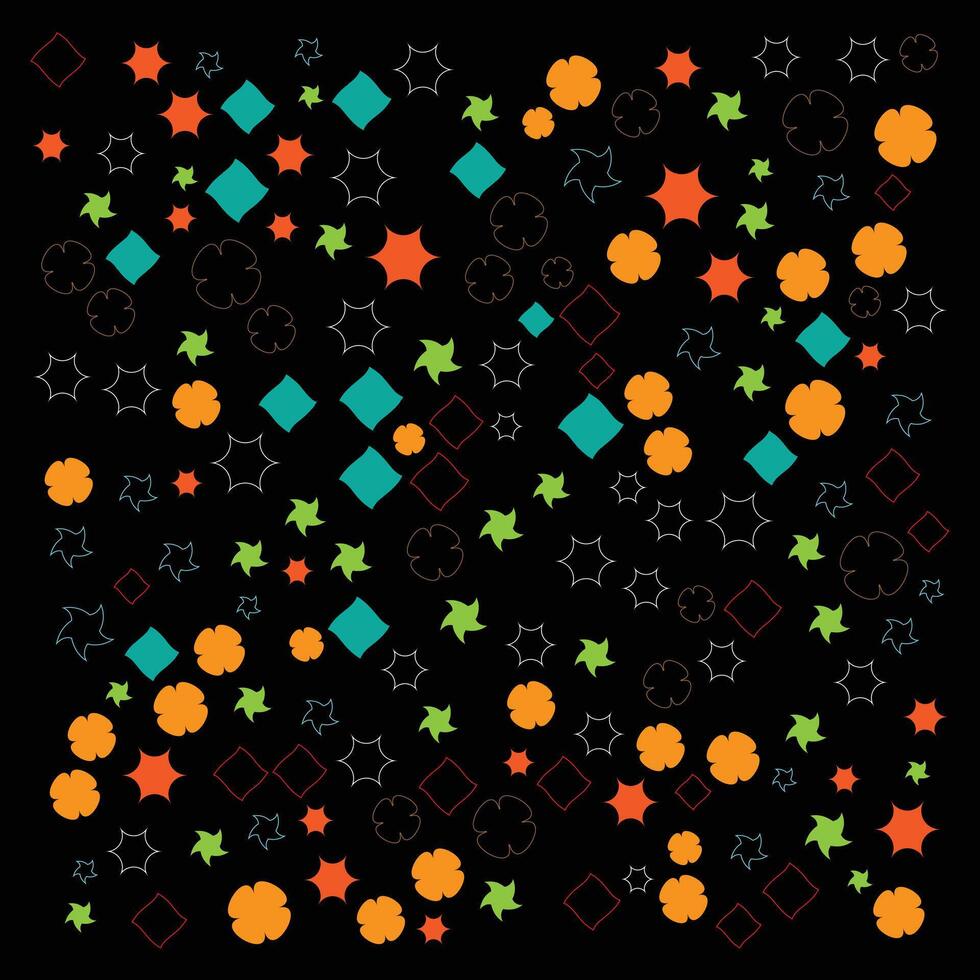 shape and outline shape design for background vector