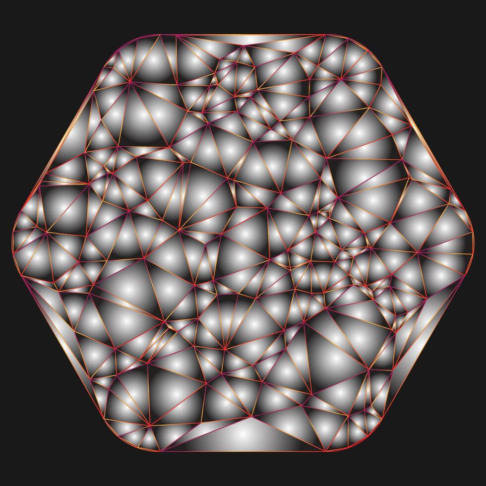 a pattern background with colorful and creative abstract shape and line with a background vector