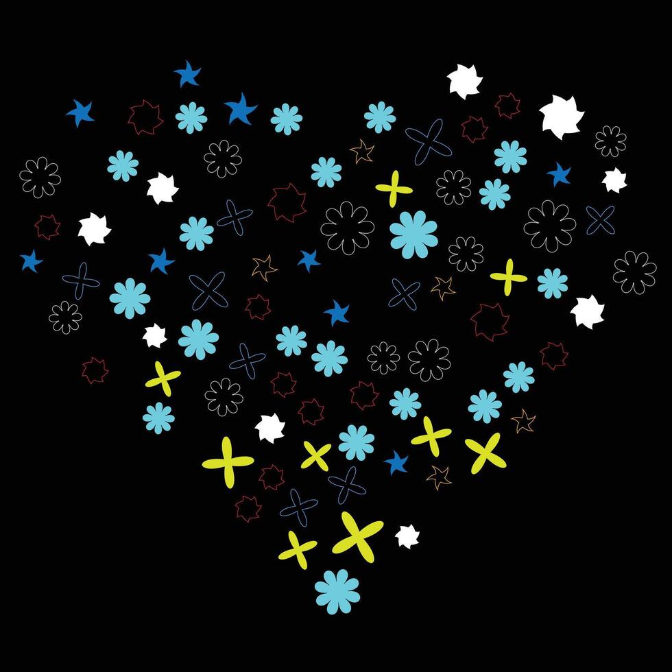 shape and outline shape design for background vector