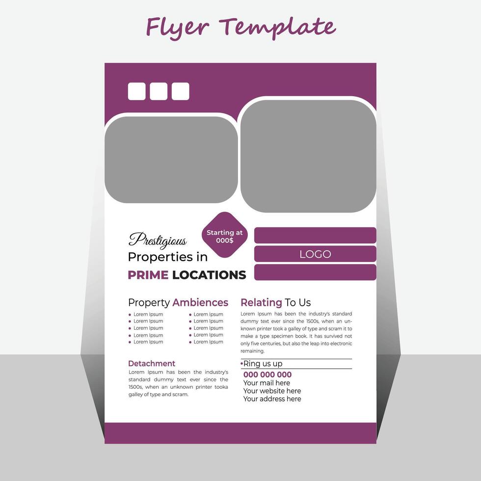 Creative corporate colorful business flyer template design set vector