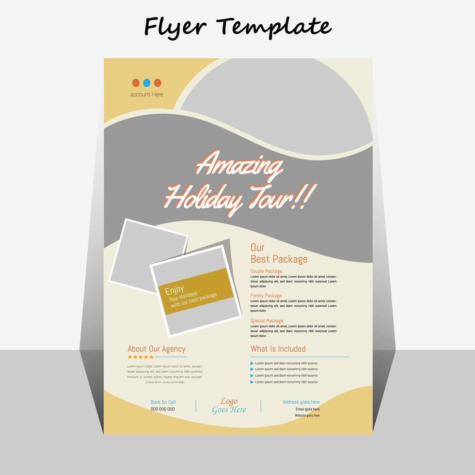 Creative corporate colorful business flyer template design set vector