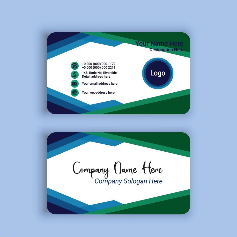 Unique Busniess Card Design vector