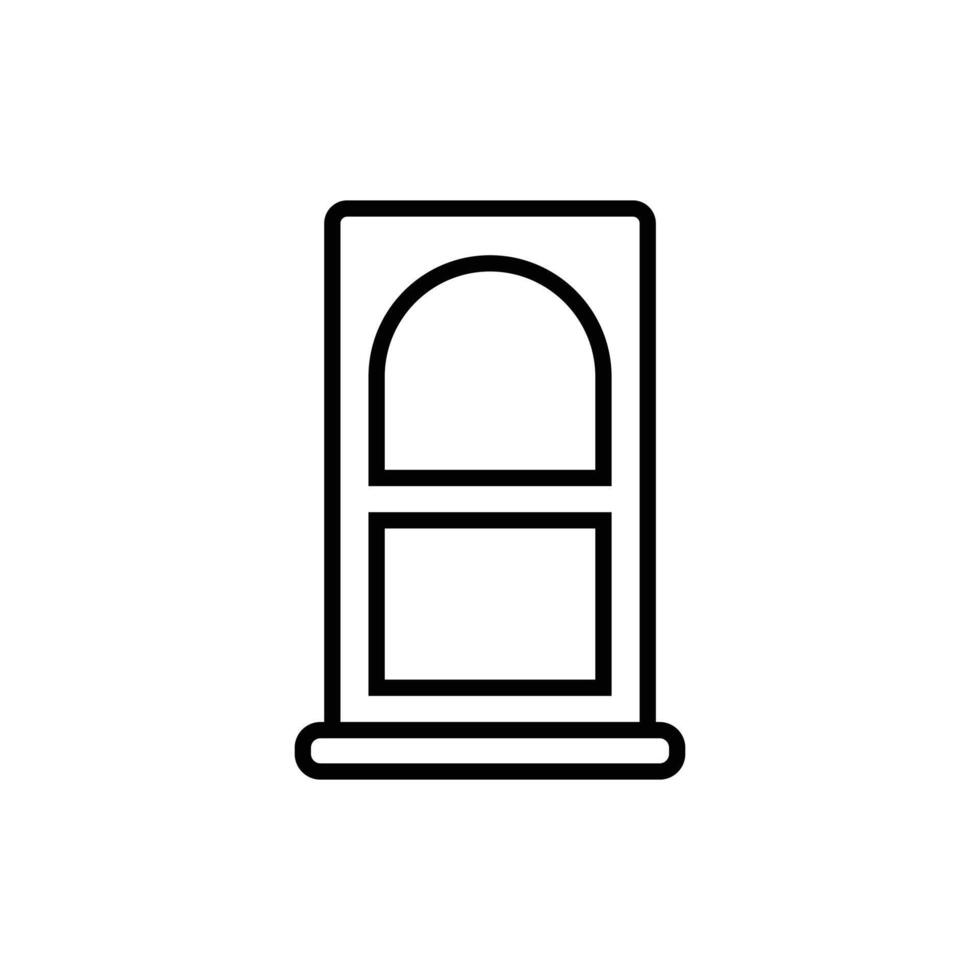 Furniture and home interior elements - thin line web icon set. vector