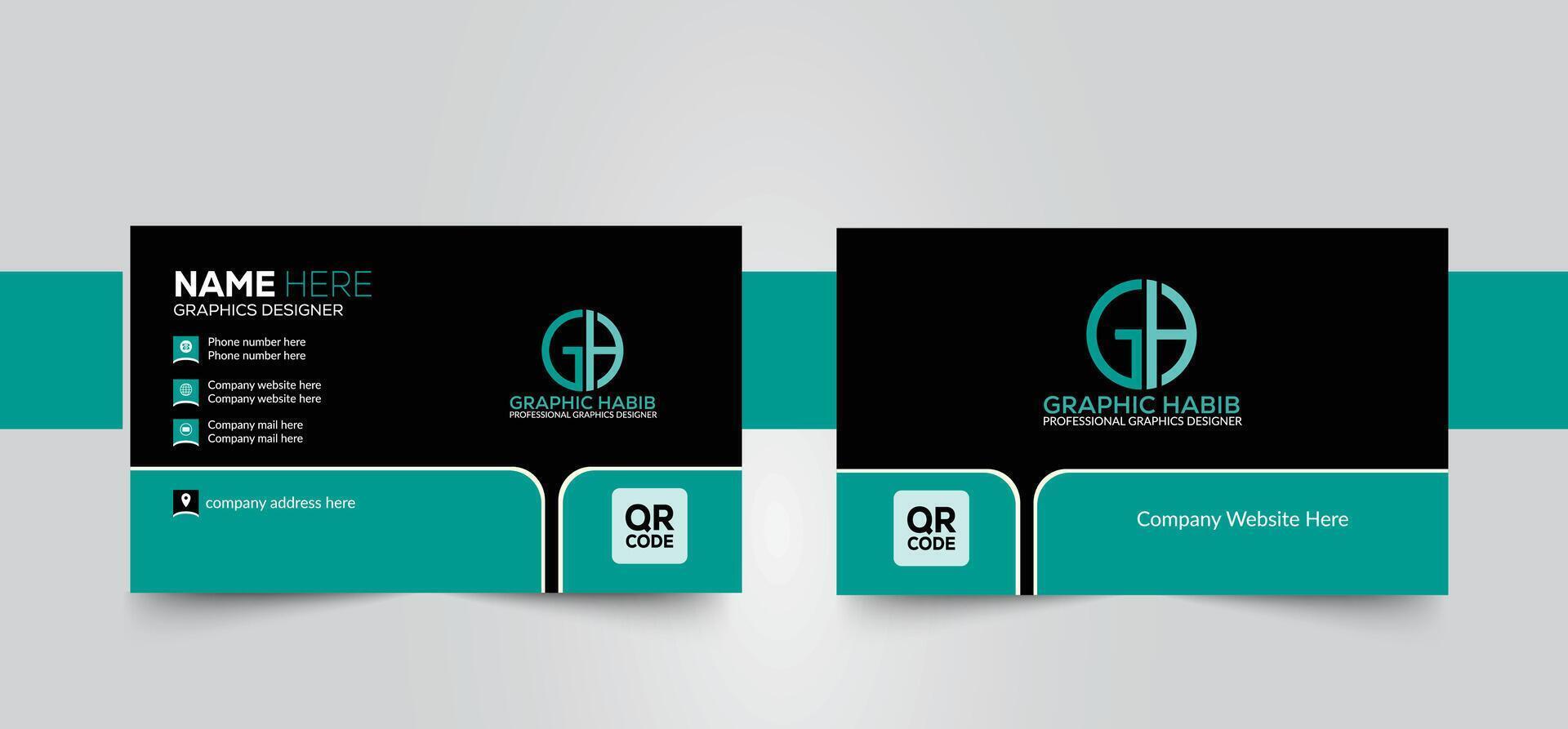 Creative Business Card and Templates. vector