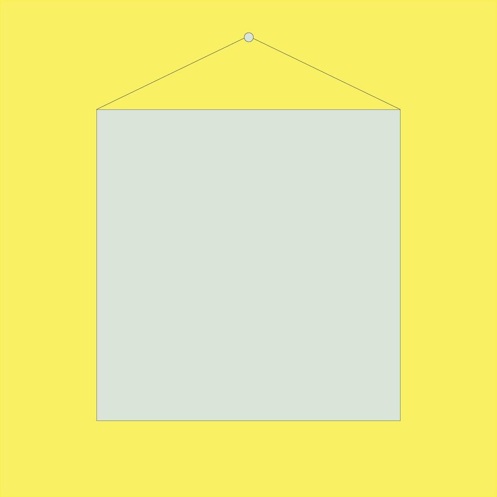 White board illustration design, Simple design vector