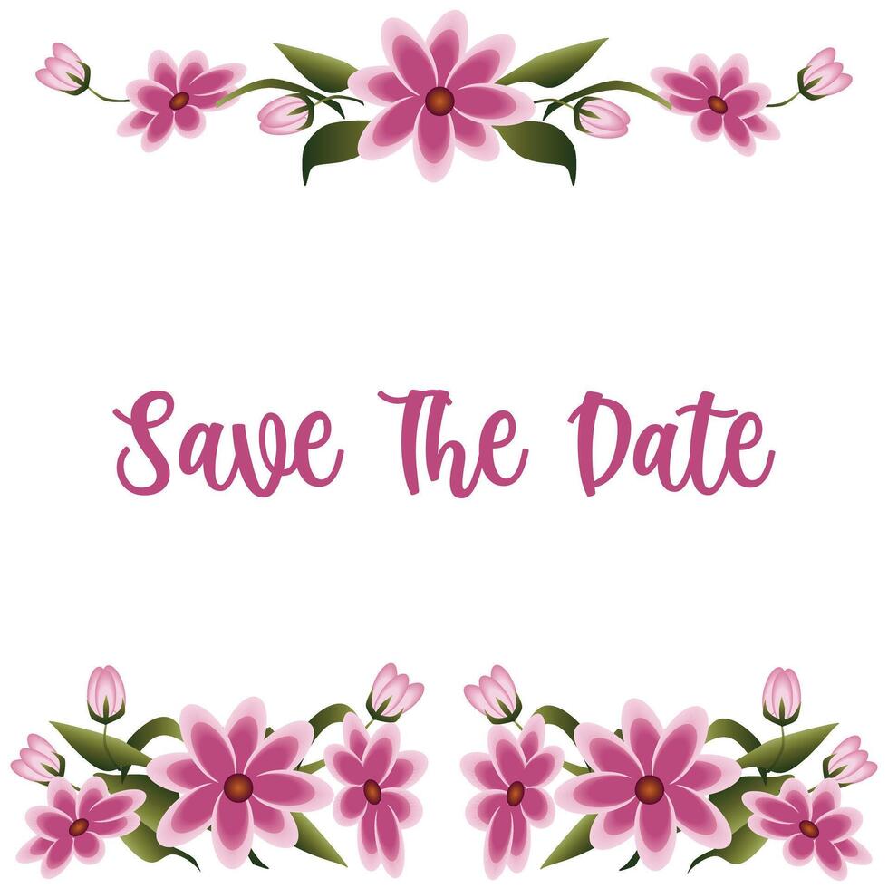 Floral Decorative Border and Frame vector