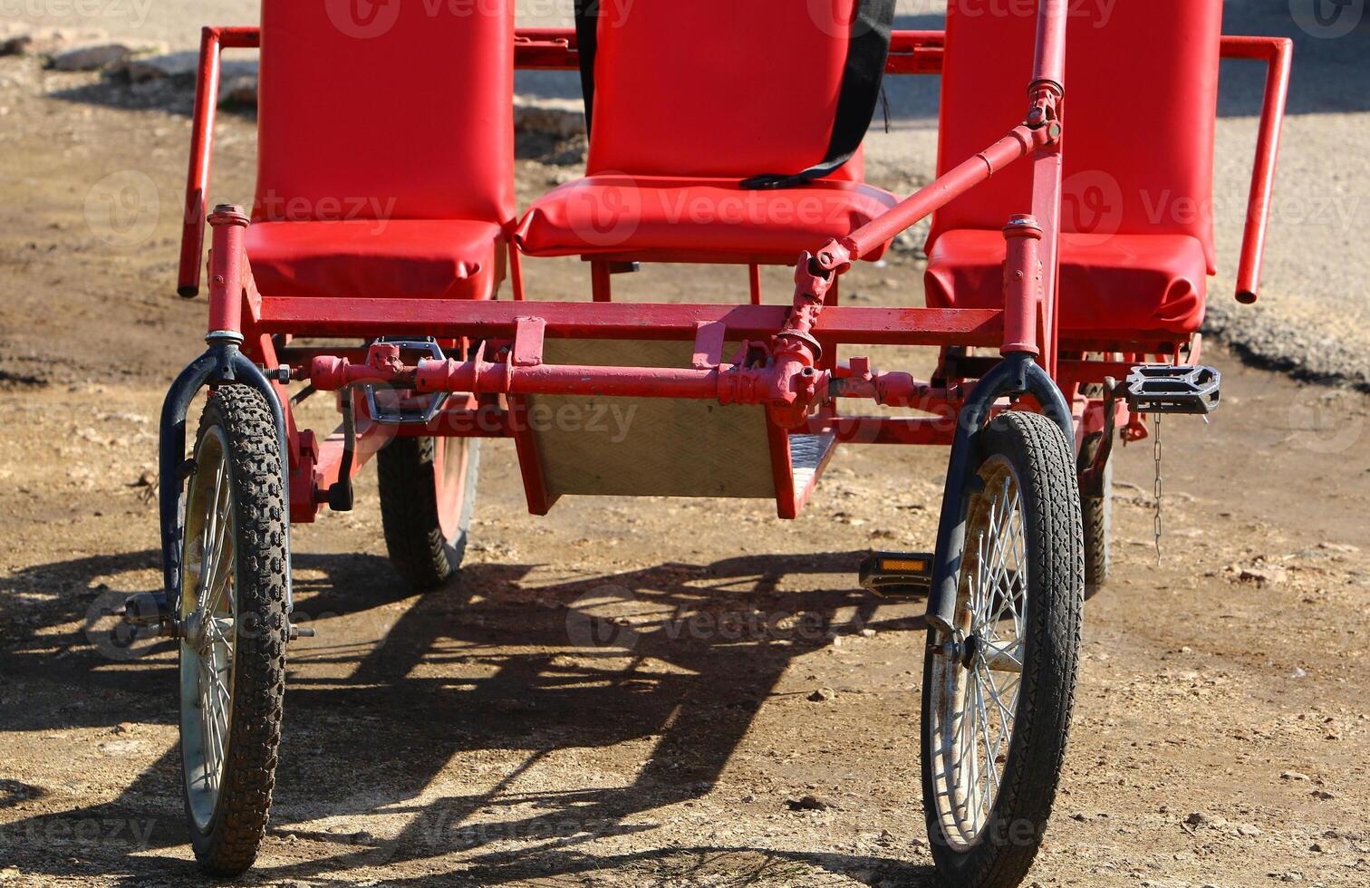 Trolley wheel for transporting heavy loads. photo