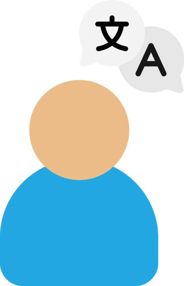 Bilingual Langueage Translate vector
