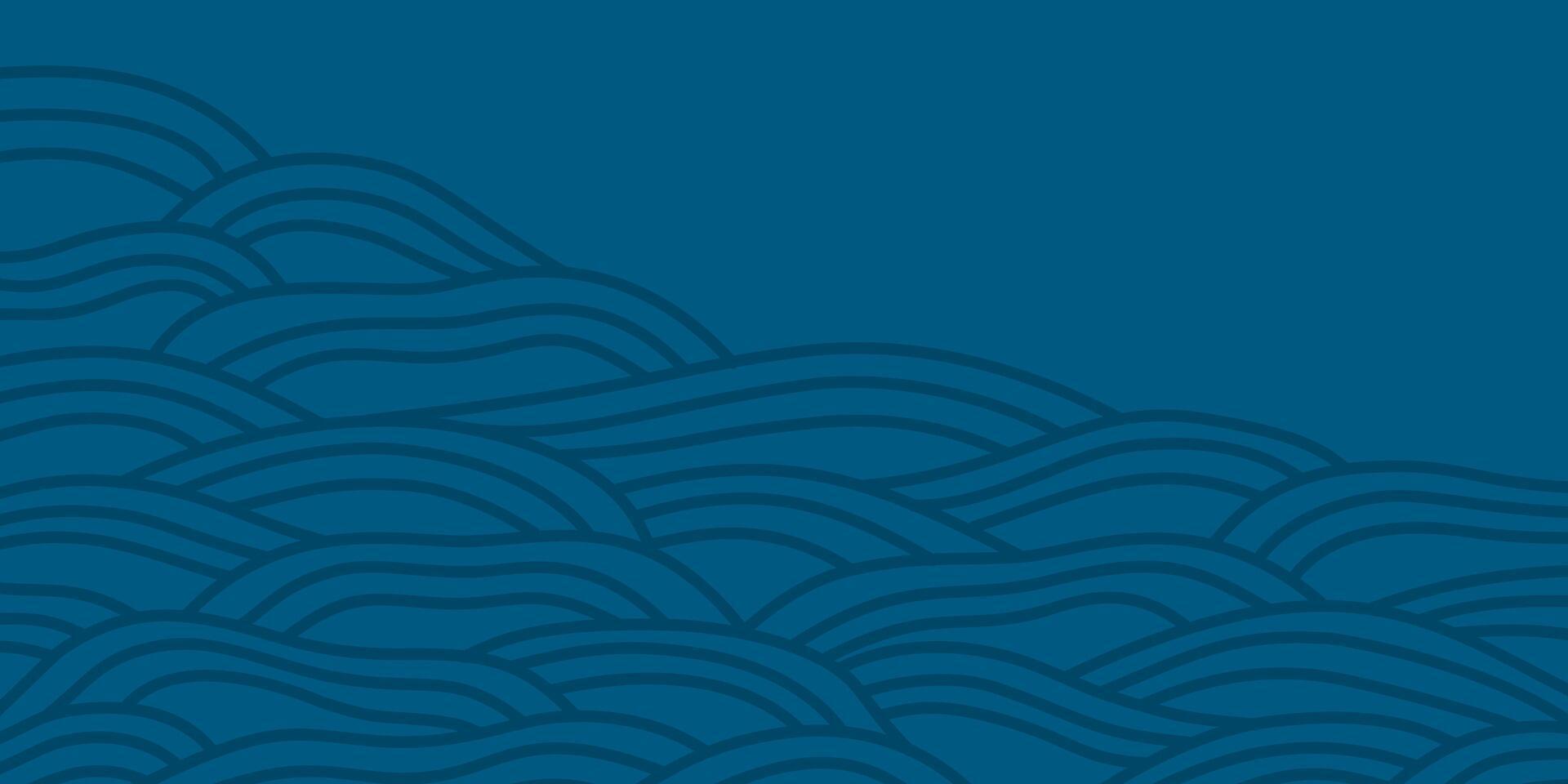 abstract Ocean Waves background. wave ocean background. abstract sea ripple, doodle wavy line background. sea and ocean ripple water background. vector