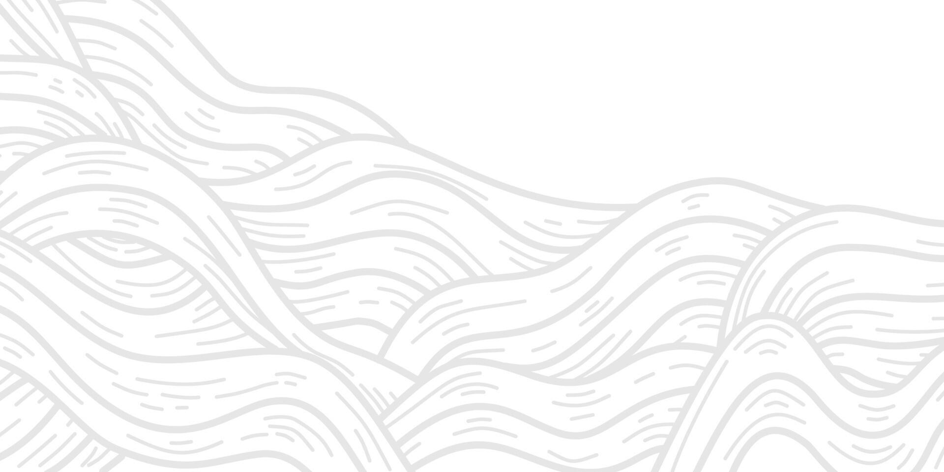 abstract Ocean Waves background. wave ocean background. abstract sea ripple, doodle wavy line background. sea and ocean ripple water background. vector