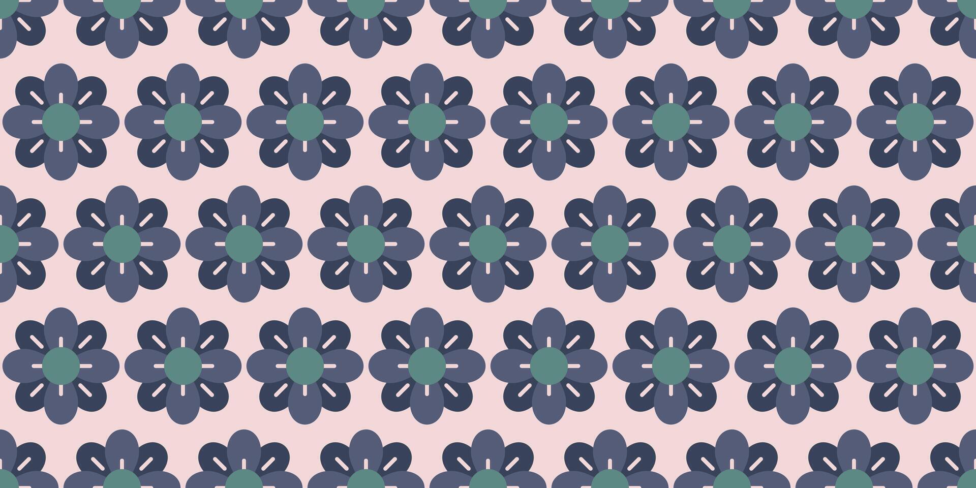 seamless floral pattern in color. This is a illustration of repeating flowers. Design for decorative, wallpaper, shirts, clothing, tablecloths, blankets, wrapping, textures, textiles vector