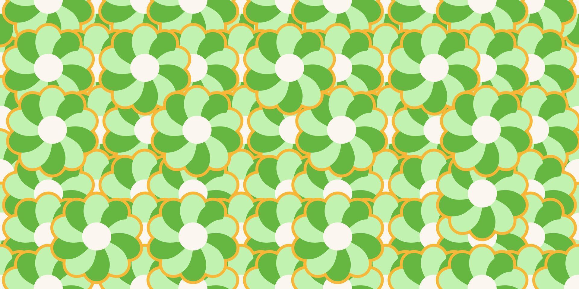 seamless floral pattern in color. This is a illustration of repeating flowers. Design for decorative, wallpaper, shirts, clothing, tablecloths, blankets, wrapping, textures, textiles vector