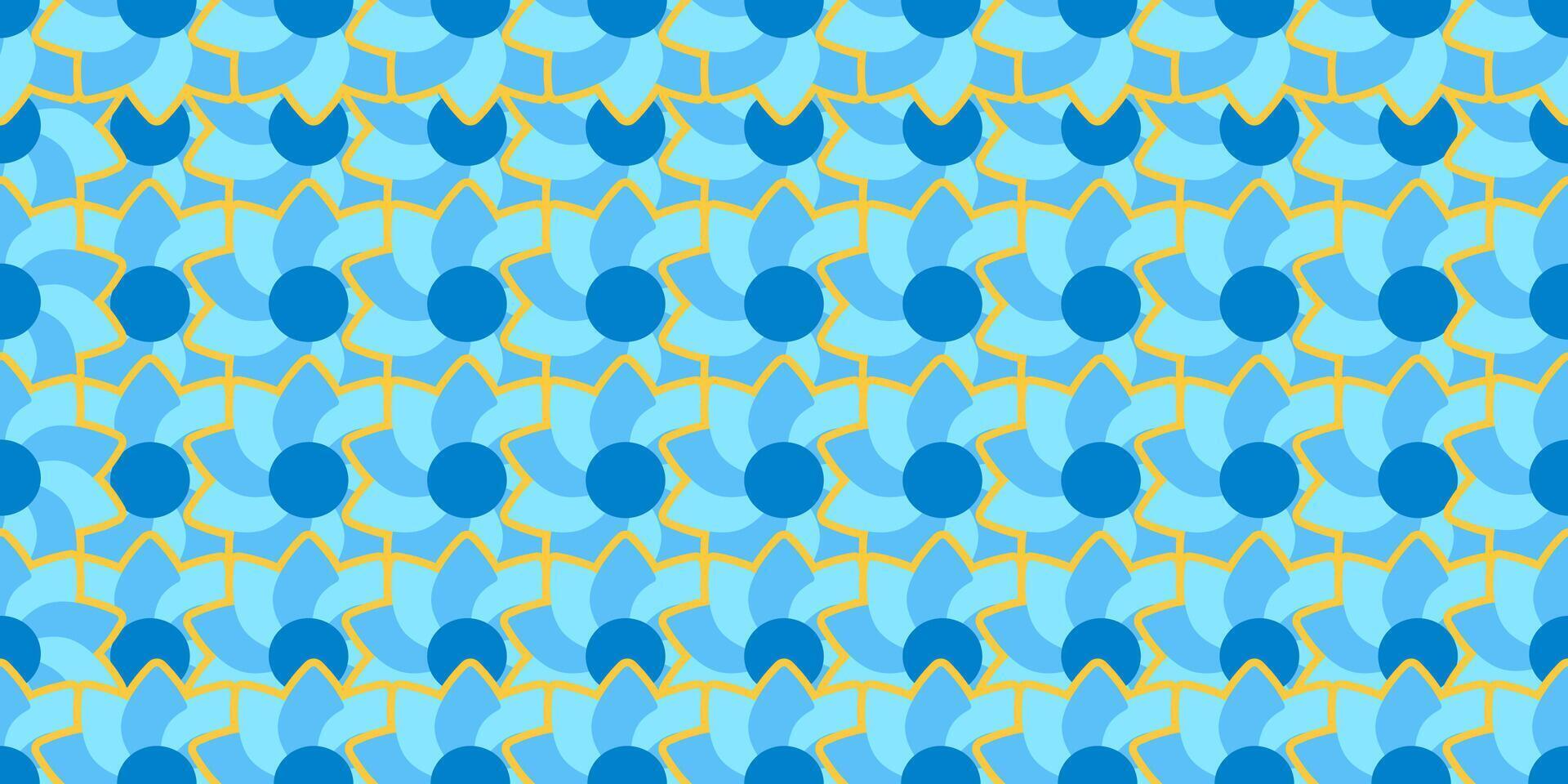 seamless floral pattern in color. This is a illustration of repeating flowers. Design for decorative, wallpaper, shirts, clothing, tablecloths, blankets, wrapping, textures, textiles vector