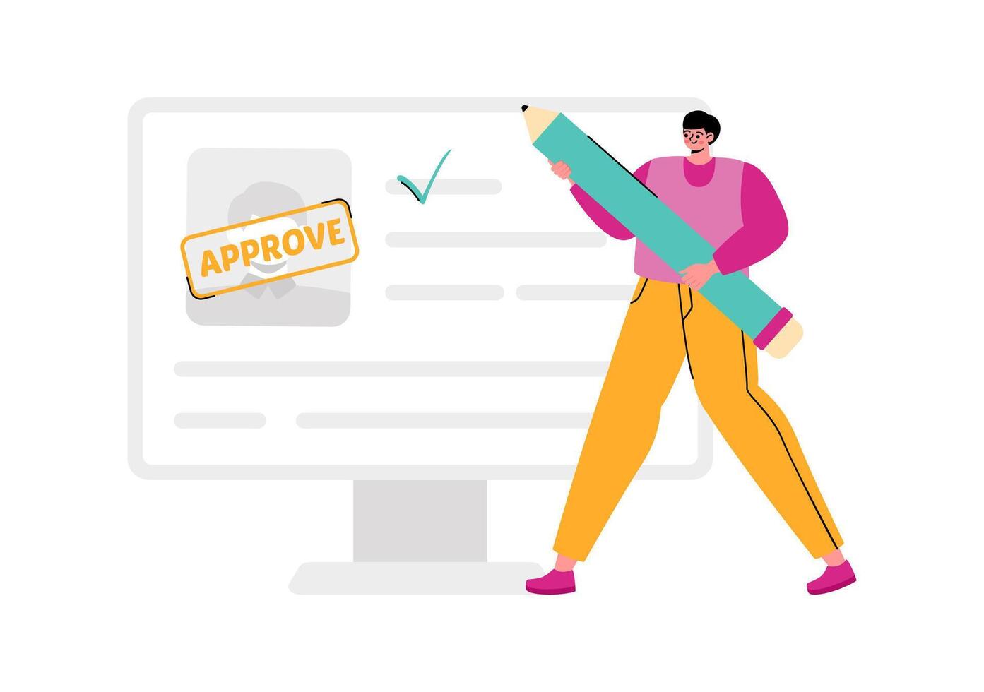 Immigration Consultant Illustration with Counseling Assistance to Provide Advice to People Planning to Move in a Flat Cartoon Background vector