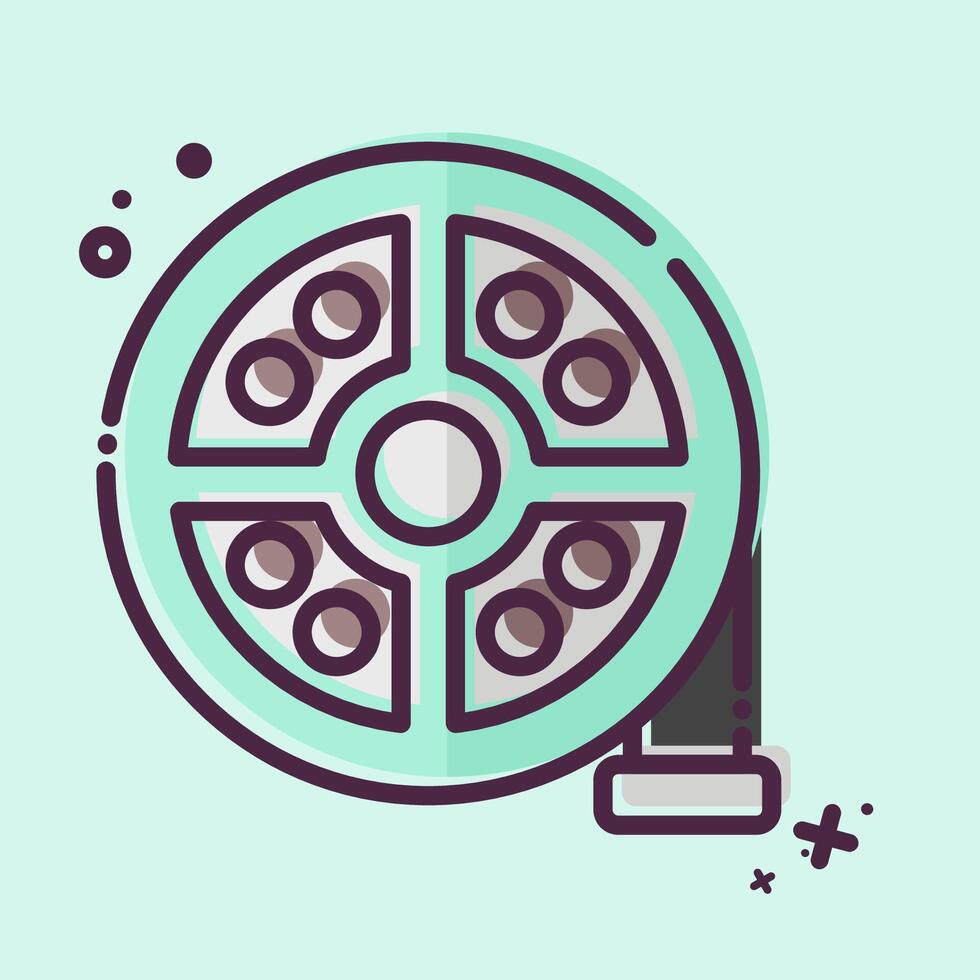 Icon Power Steering Pump. related to Car Maintenance symbol. MBE style. simple illustration vector