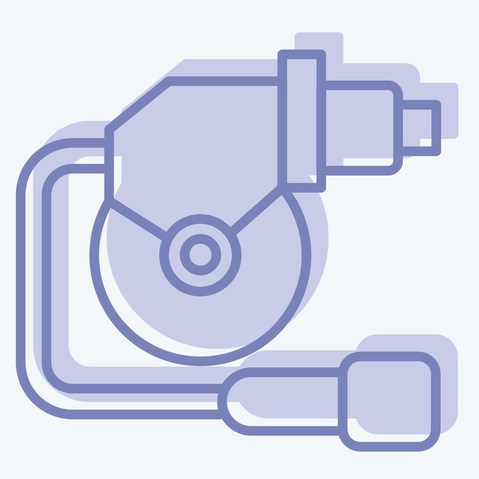 Icon Wiper Motor. related to Car Maintenance symbol. two tone style. simple illustration vector