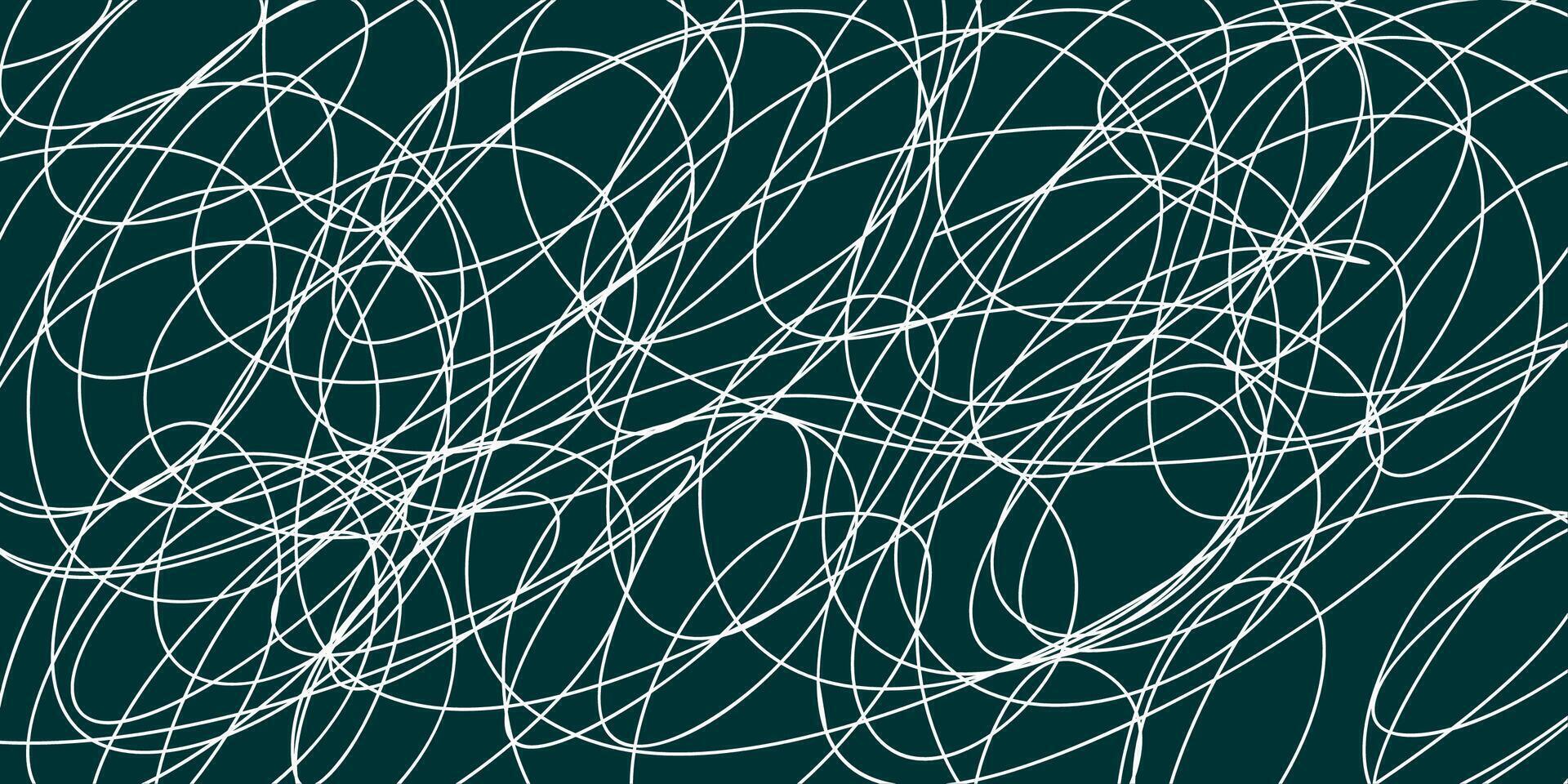 Colored tangled pattern. Abstract chaotic texture. Background with lines and waves. Art creation vector