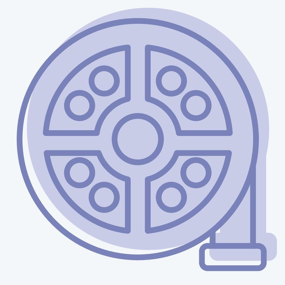 Icon Power Steering Pump. related to Car Maintenance symbol. two tone style. simple illustration vector