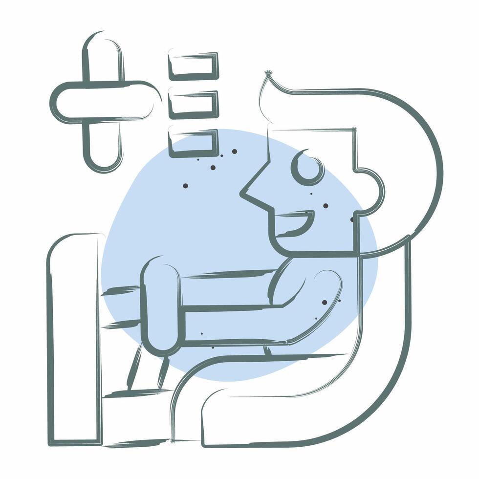 Icon Automatic Transmission. related to Car Maintenance symbol. Color Spot Style. simple illustration vector