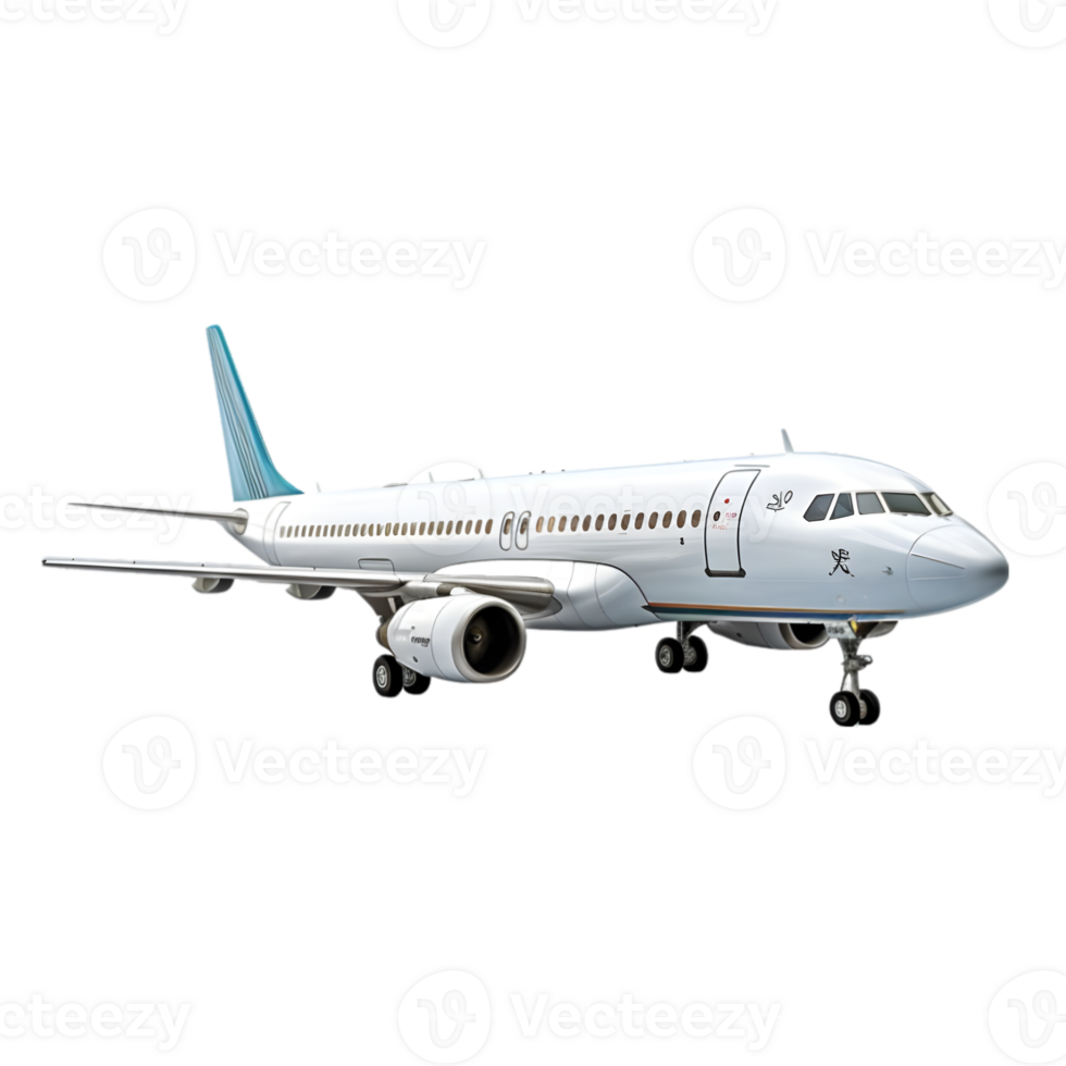 Air plane on transparent background png