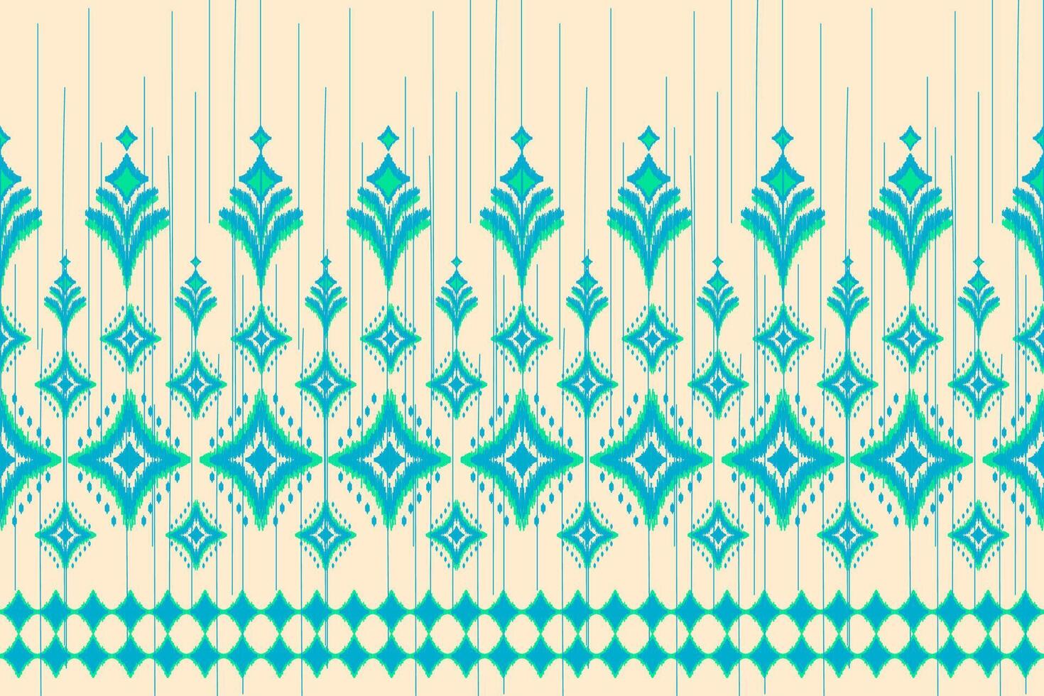 Abstract ethnic pattern art. Ikat seamless pattern traditional. American, Mexican style. Design for background, wallpaper, illustration, fabric, clothing, carpet, textile, batik, embroidery. vector