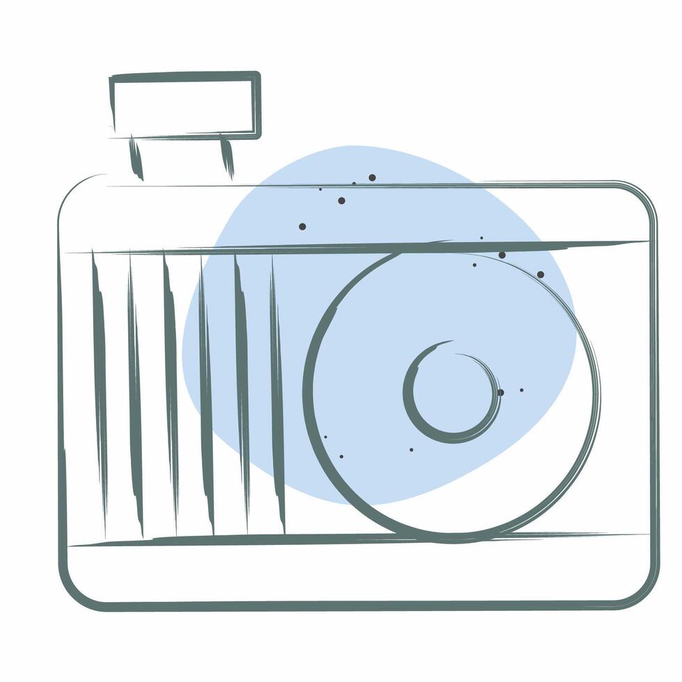 Icon Engine Cooling System. related to Car Maintenance symbol. Color Spot Style. simple illustration vector