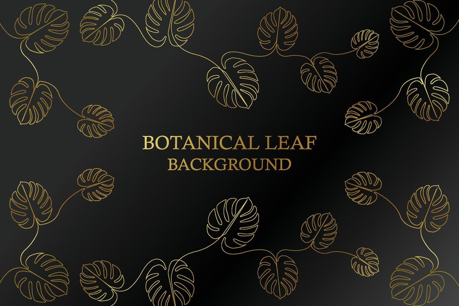 Luxury botanical leaf ornament background. Floral luxury texture design vector