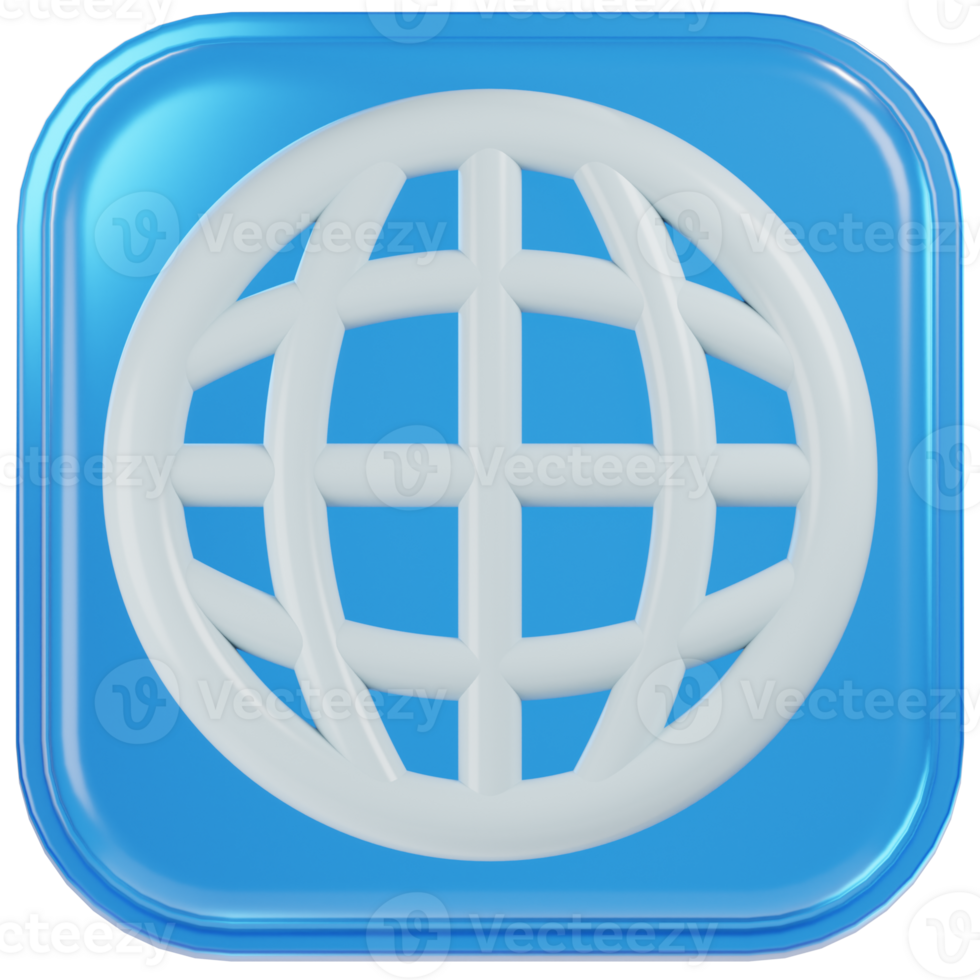 browser 3d icon png