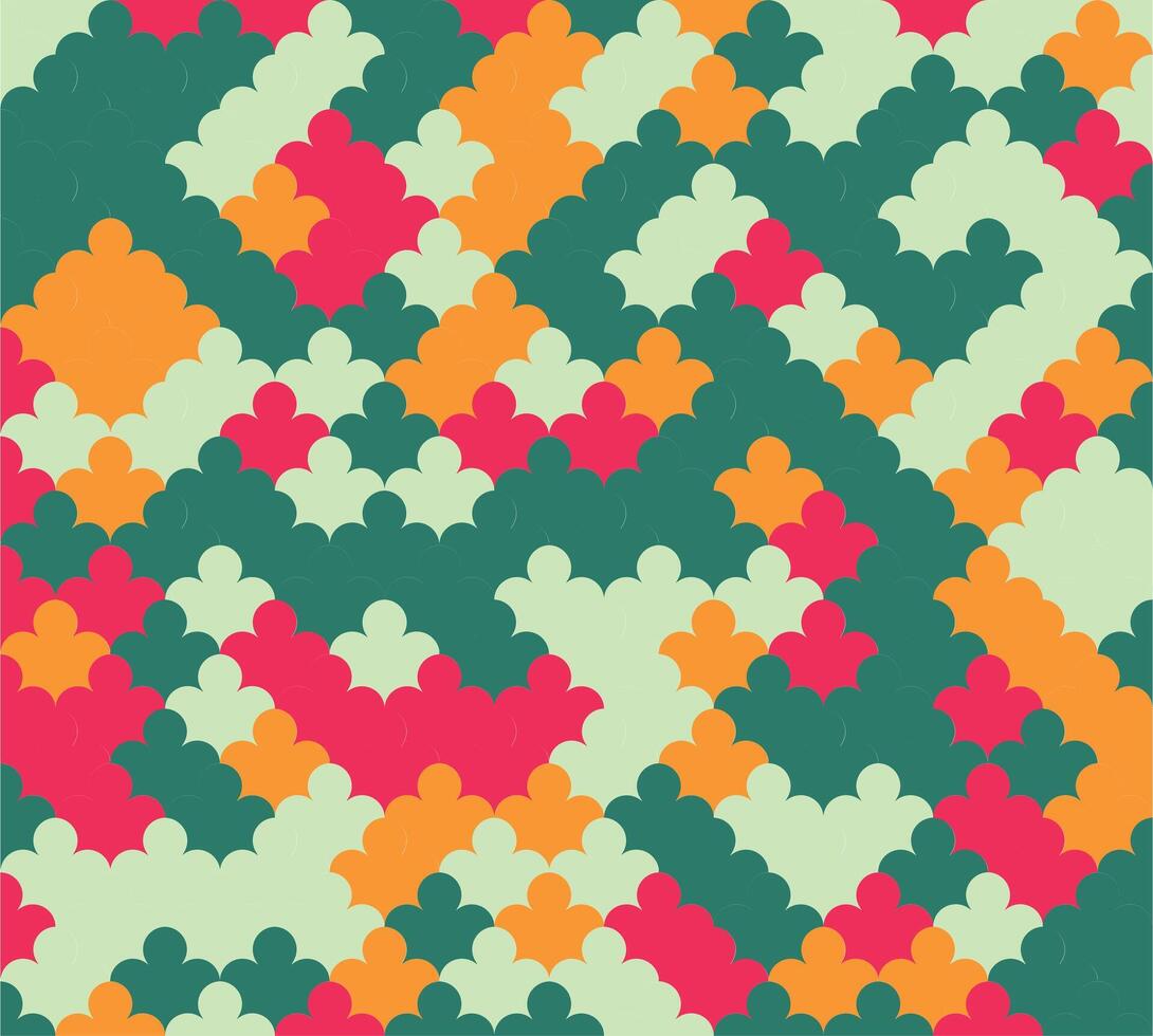 Colorful abstract background pattern design of geometric shape vector