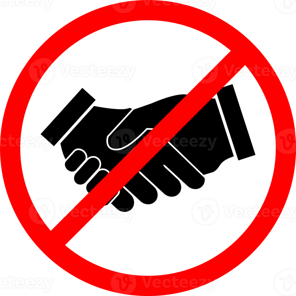 No Handshake icon. No dealing symbol. No collaboration sign for your web design, logo, infographic, UI. illustration png