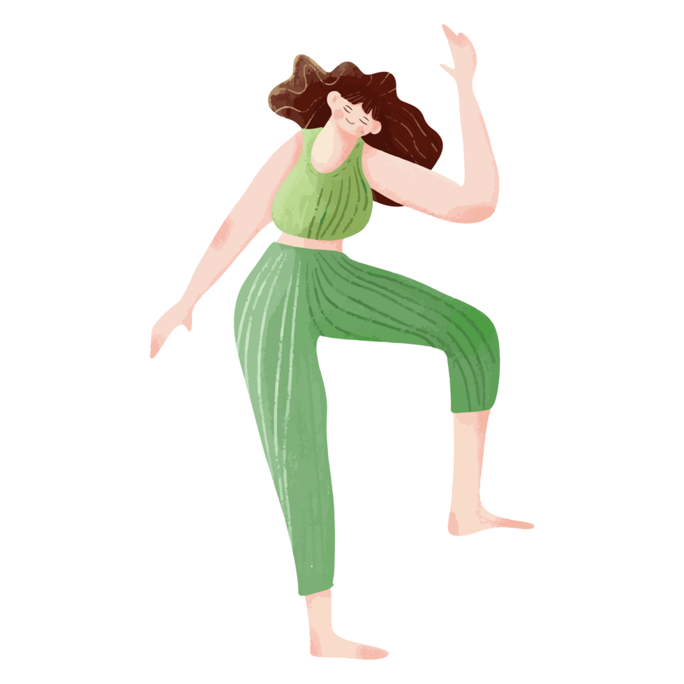 Exercise in the form of yoga png