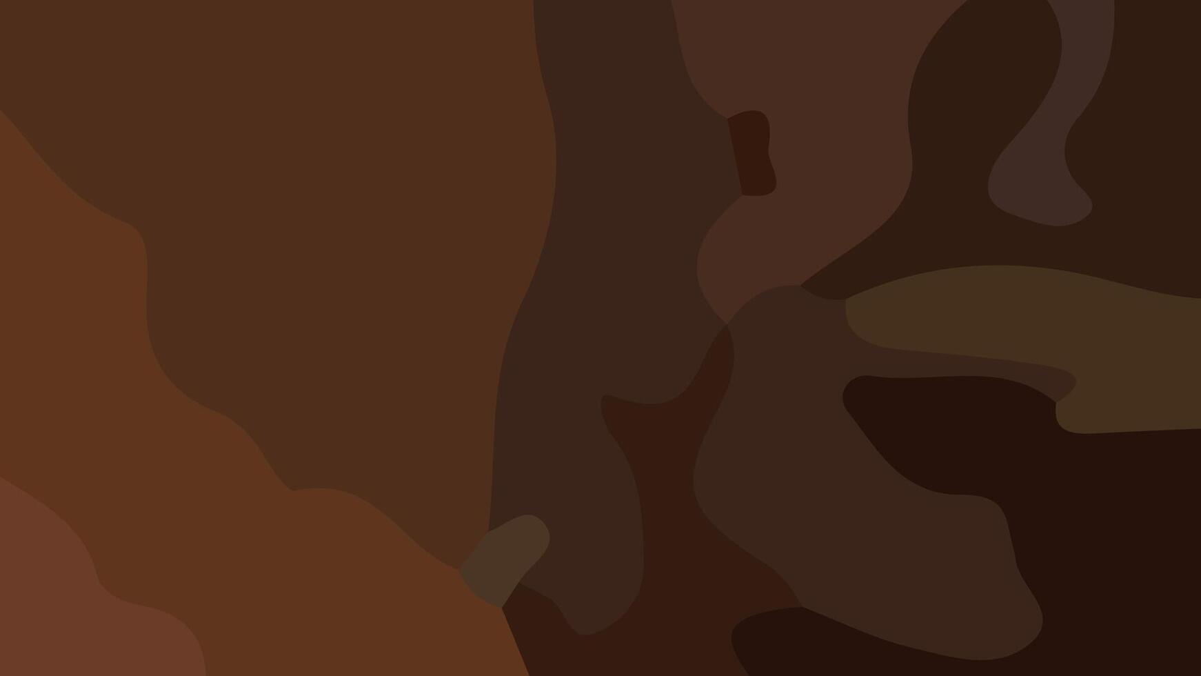 Aesthetic abstract composition with much unique combination of shapes and brown colors vector