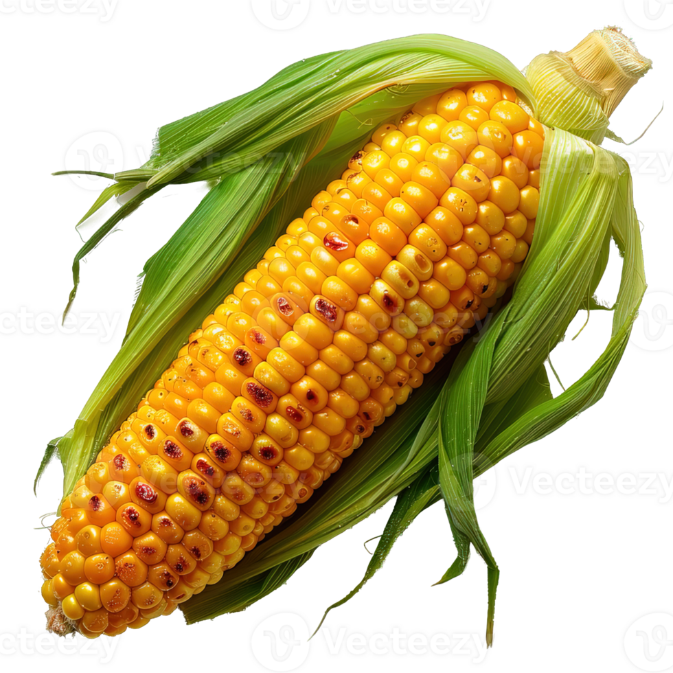 corn isolated on transparent background , png