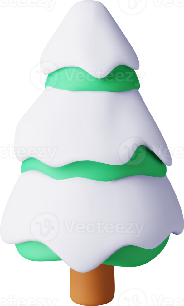 3D Abstract Christmas Tree png