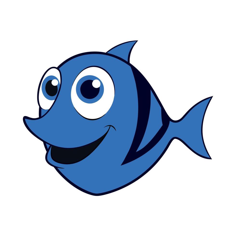 Blue Tit bird swims icon illustration vector