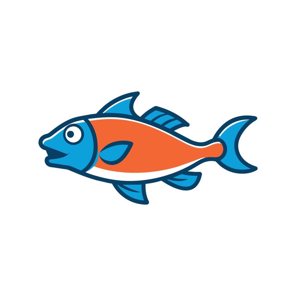 Bocaccio Rockfish fish play icon illustration vector