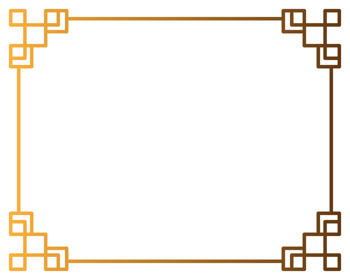 borders frame gold color png