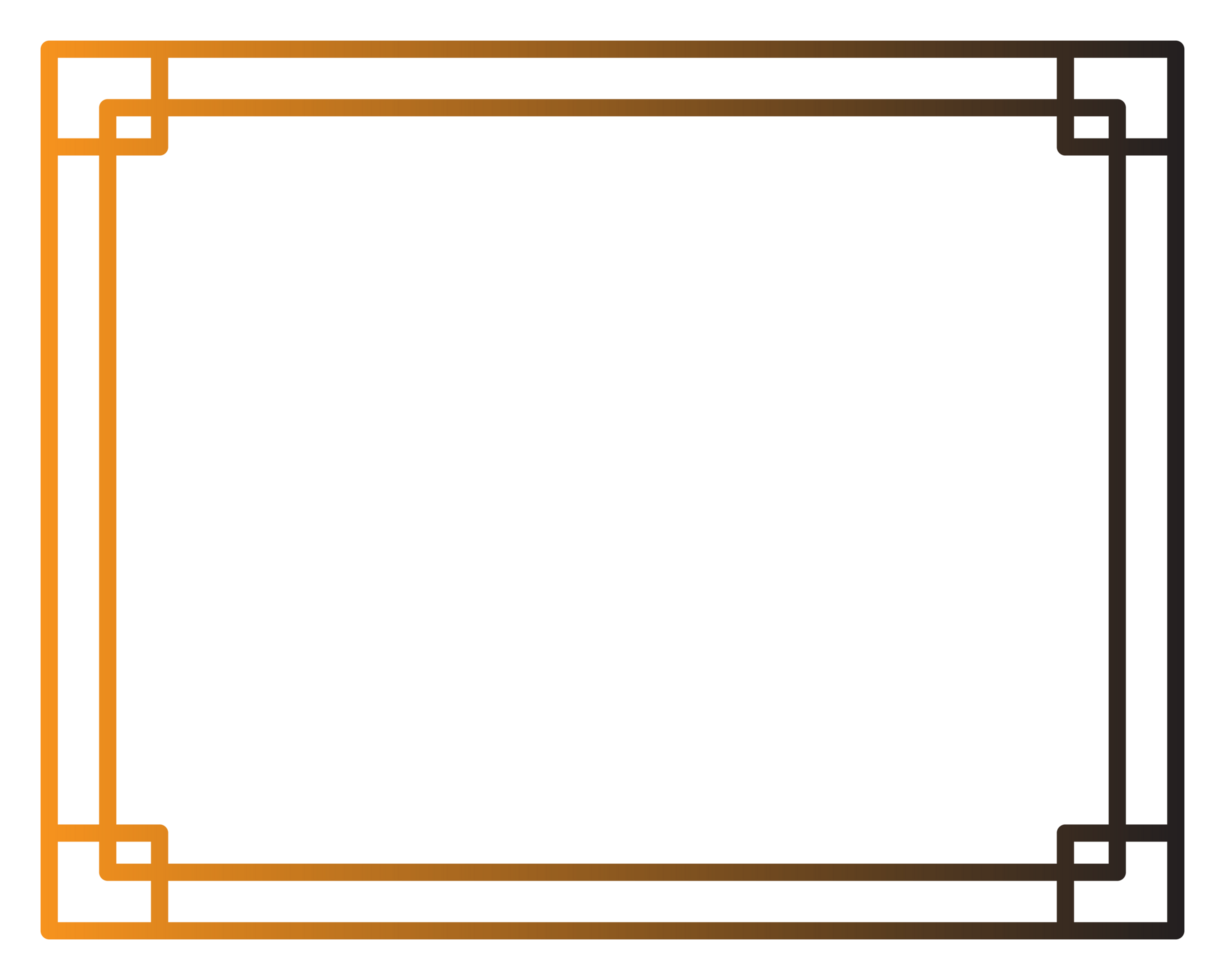 rectangle frame design png