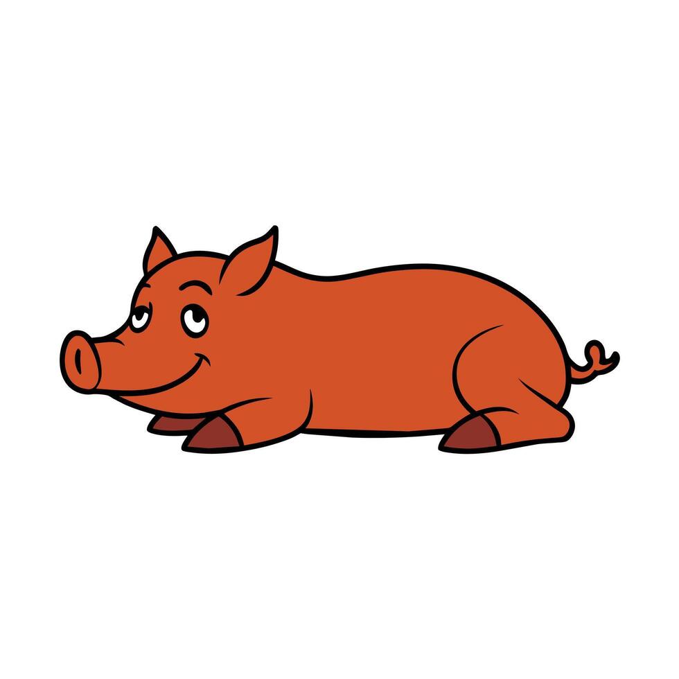 Boar lies icon illustration vector