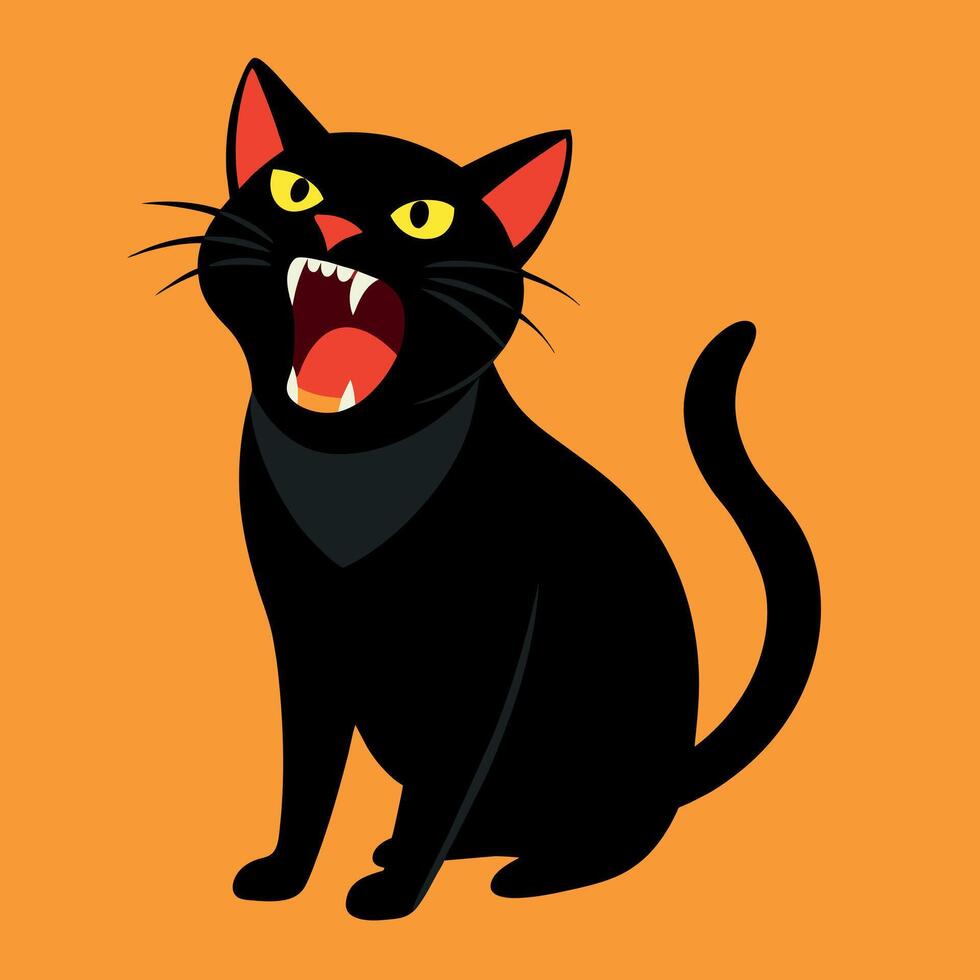 Bombay cat screams icon illustration vector