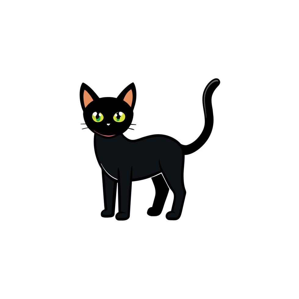 Bombay cat stands icon illustration vector