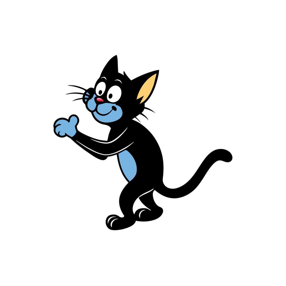 Bombay cat play icon illustration vector