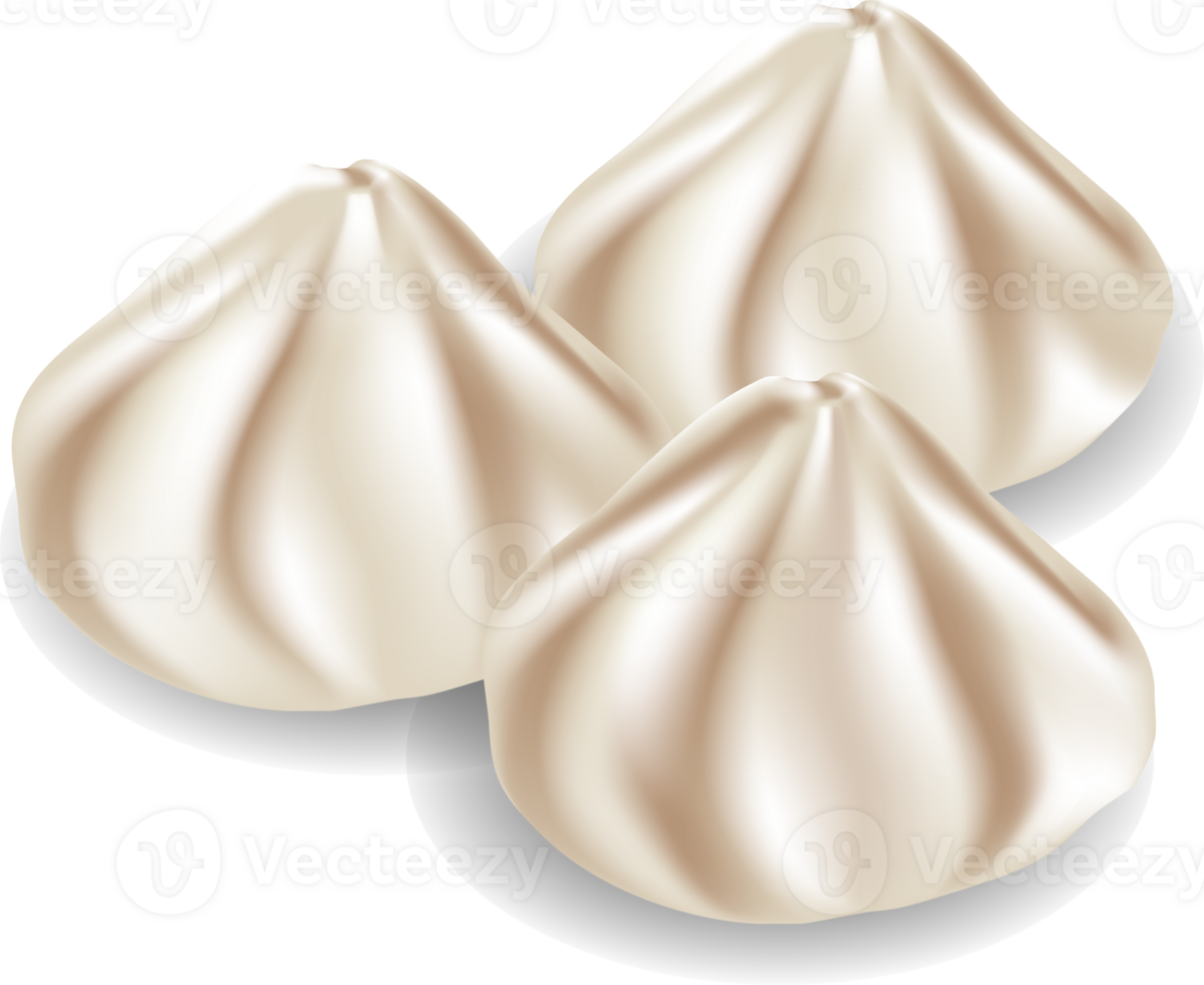Hand drawn dim sum element graphic art, Xiaolongbao steamed dumplings. png