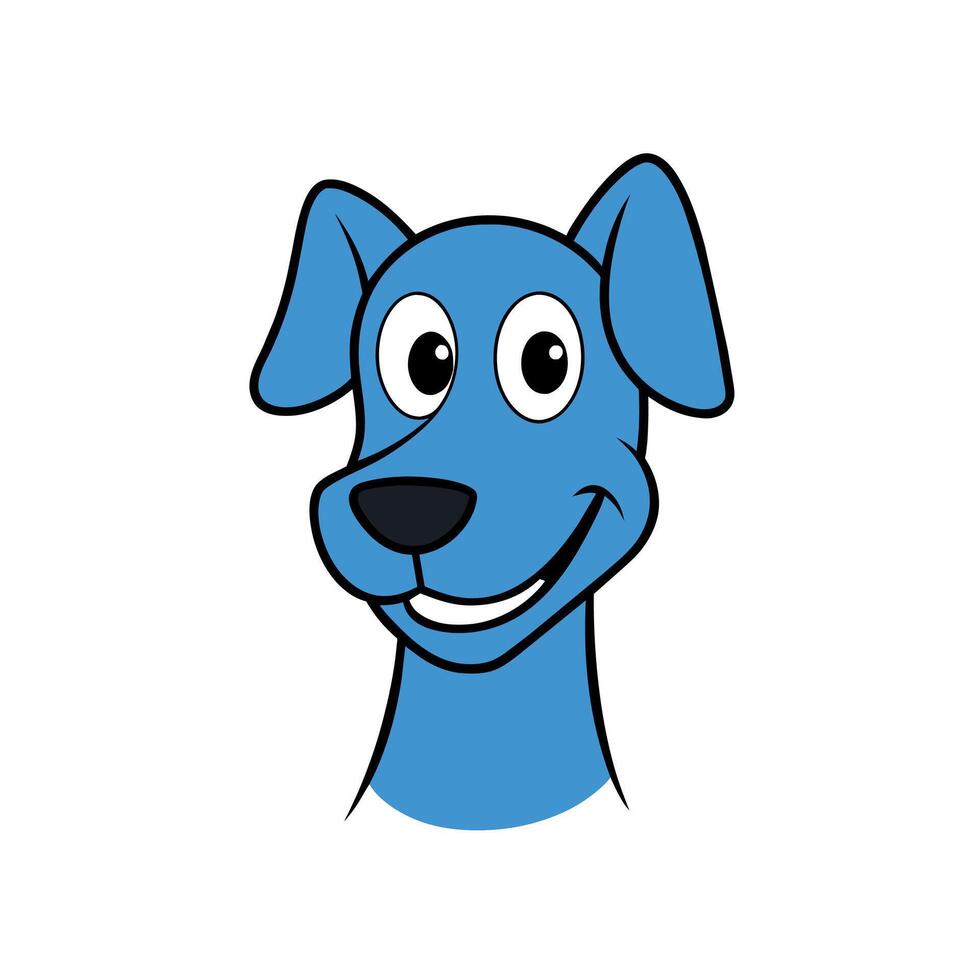 Blue Lacy Dog screams icon illustration 47392496 Vector Art at Vecteezy