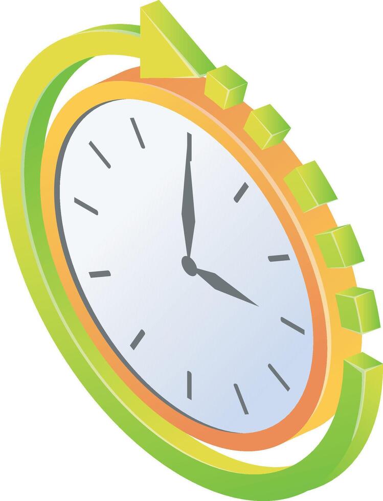 Flash of delivery time vector